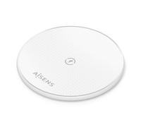 Caricatore Wireless USB-C 15W Bianco Compatibile Qi per Smartphone con Protezioni Avanzate