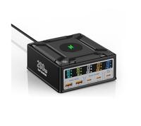 Caricatore wireless USB C da 260 W PD3.1 QC3.0 rapido PPS a 5 porte Compatibilità universale