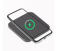 Caricatore Wireless Veloce da 50 W, Caricabatterie Wireless con Rilevamento di Oggetti Estranei, Spia di Stato a LED, Protezione di Ricarica Multipla(Color:nero)