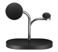 Wireless Charger Caricatore Wireless 3-in-1 con Ricarica Rapida 15W, Adattatore e cavo dati inclusi, per Galaxy Smartphone, Galaxy Smartwatch e Galaxy Buds, Black