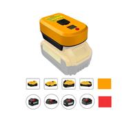 Caricatore Y17A USB-C per batteria da 20V, 2 porte con USB-C e USB-A, caricatore rapido da 65W Adattatore di alimentazione PD 3.0 Alimentatore USB Du