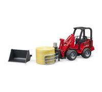 Bruder BRD02192 Schäffer - Ruspa 2630 con Accessori e Balla di Fieno