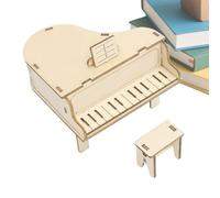 Carillon 3D In Legno - 8,5x9x9 Centimetri, Kit Modello Con Stelo Artigianale, Set Di Montaggio Per Architettura | Esperimento In Aula Per Bambini, Hobbista, Creazione Di Progetti, Formazione, R