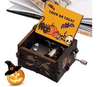 Carillon a tema di Halloween,carillon in legno, carillon classico in legno, carillon di legno per Halloween, carillon di musica di Halloween per il caricamento di musica, carillon di Halloween
