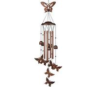 Carillon a vento a forma di farfalla per esterni e interni, perfetto per la festa della donna e regalo di compleanno, decorazione da giardino con gancio, bellissimo accento per la casa