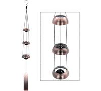 Carillon a vento in rame, carillon a vento da tempio, carillon a vento feng shui per decorazioni da