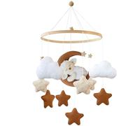 Carillon a vento mobile per bambini, per dormire sulla luna, fasciatoio, mobile per bambini, decorazione per la cameretta dei bambini, regalo per bambini e ragazze