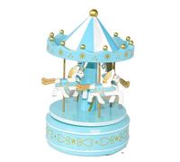 Carillon con carillon a carillon per Natale, matrimonio, compleanno, decorazione per torta, per ragazza, mamma, figlia, San Valentino, Ringraziamento, ornamento (blu)
