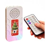 Carillon creativo, audio portatile con telecomando | | Plastica ABS, altoparlante audio senza fili, Natale, vacanze, lettore canzoni, mini carillon da tavolo, camera da letto