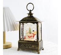 Carillon di Natale portatile Lanterna Girevole Appeso Lampada a vento di Natale