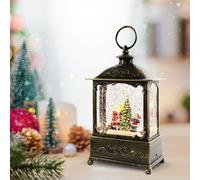 Carillon di Natale portatile Lanterna Girevole Appeso Lampada a vento di Natale