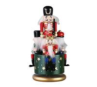 Carillon Di Natale - Scatola Di Musica Schiaccianoci In Legno Fatto A Mano, Decorazione Della Figura Schiaccianoci Rotante | Azienda Negozio Di Decorazione Dipinta A Mano, Scatola Di Mus