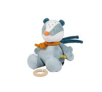 Nattou Musical Cuddly Badger Felix, 29 cm, Dusty blue