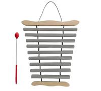 Carillon in argento a 9 note, suoneria a vento in metallo con martello, strumento Orff per la cura del suono, musica yoga, istruzione precoce, percussioni portatili per classe, studio e casa