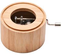 Carillon in bambù con marcia in lutto (Marche funèbre) di F. Chopin - Music Box di manovella green-line, Classic Edition, incorniciato