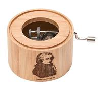 Carillon in bambù con melodia: una piccola musica notturna di W. A. Mozart - Music Box di manovella green-line, motivo edizione