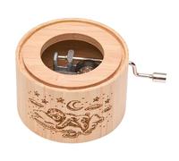 Carillon in bambù con ninna ninna nanna, Kindlein - Music Box di Verdeen-line, Classic Edition, incorniciato, motivo nuvola