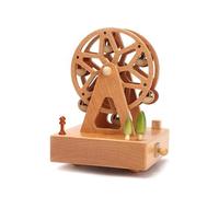 Carillon in legno,Carillon in legno, Scatole musicali per torta con di ballerine creative, Simpatici giocattoli interattivi per culla con musica leggera per la scuola materna, giocattoli portatili per