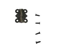 Carillon in legno regalo for gioielli in bronzo dorato con farfalla piccola media da 24 pezzi con accessori hardware a vite(B 20x25mm bronze)