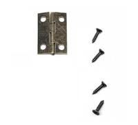 Carillon in legno regalo for gioielli in bronzo dorato con farfalla piccola media da 24 pezzi con accessori hardware a vite(A 16x24mm bronze)