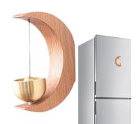 Carillon magnetico per ingresso, in legno, morbida risonanza con avviso per gli ospiti, decorazione rustica con miglioramento ambientale, ornamento da appendere, artigianato naturale per accogliere