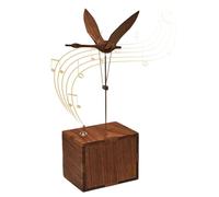 Carillon musicale 3D in legno, modello bionico, set dinamico con cigno volante biologico, decorazione creativa per scrivania e regali per adulti, hobbista artigianale