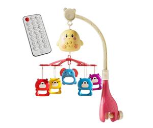 Carillon Musicale Per Culla - Mobile per Lettino con Telecomando - Girello Sonaglio Decorativo 0-18 Bambine Bambini Lettino Carrozzina