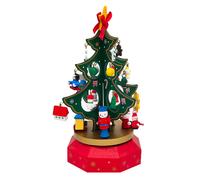 Carillon Natalizio a Molla H19 cm con Albero di Natale