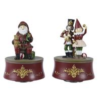 CARILLON NATALIZIO BABBO NATALE/SCHIACCIANOCI 1 PZ AS