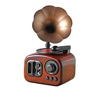 Carillon Per Bambina Scatola di musica del grammofono dell'annata, scatola musicale del clockwork meccanico for la decorazione della scrivania classica della casa della casa Carillon Natalizio