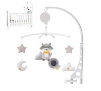 Carillon per Culla - Decorazione Musicale per Culla per | Animaletti Soffici Sonagli Ventagli Sonagli per Nanna Stanza Giochi Passeggino Camera da Letto Rilassante