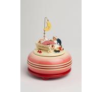 Carillon Piccolo " Gute Nacht " Rosso 15 CM Nuovo Carillon Erzgebirge