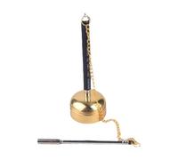 Carillon Telescopico Buddista - Campane Con Suono Di Meditazione, Carillon Semplice In Rame | Carillon Telescopico A Percussione Con Simbolo Del Dito Dal Suono Chiaro, Carillon Musicale Buddista Retra