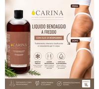 Carina Bendaggio a Freddo Anticellulite 1L Rassodante Drenante Gambe e Glutei