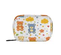 Carina e colorata borsa per farmacie con scomparti staccabili, pratica borsa da viaggio per borsa