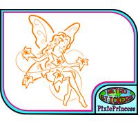 Carina Fairy O Adesivo Vinile Laptop Specchio Auto Camion Muro Arte Finestra
