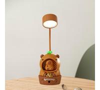 Carina lampada da scrivania a led Capybara per bambini che leggono la luce