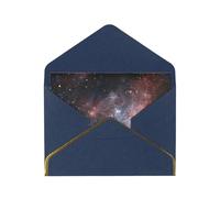 Carina Nebula Space Biglietti vuoti con buste, biglietti singoli con buste, inviare ad un caro amico