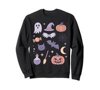 Carina pastello di Halloween Kawaii Spet -Spooky Coast Felpa