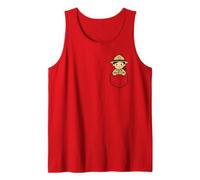 Carina Ragazza Forest Scout Pocket Pal Funny Nature Ranger Patrol Canotta
