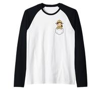 Carina Ragazza Forest Scout Pocket Pal Funny Nature Ranger Patrol Maglia con Maniche Raglan