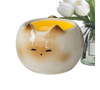 Carina Tazza Di Gatto, Tazza Di Tè Di Caffè Siamese, Tazza Di Tè Di Gattino Siamese In Ceramica 210 Ml, Bicchieri D'Acqua Forniture Per Bere Con Grande Calibro Per Gli Appassionati Di Gatti
