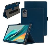 carinacoco Custodia per DOOGEE T36 12", copertura completa, in pelle di alta qualità, pieghevole, anti-goccia, custodia protettiva per tablet, con portapenne e cinturino da polso per DOOGEE T36, blu