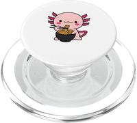carini axolotl mangiano noodle PopSockets PopGrip per MagSafe