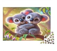 Carini cuccioli di koala Puzzle 1000 Pezzi Carta riciclata per adulti Puzzle per adulti Impossibile difficile stimolante Gioco educativo per decompressione 52x38cm/1000pcs