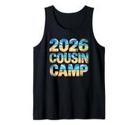 Carino 2026 Cousin Camp Crew Vacanza Viaggio Surf Vacay Beach Canotta