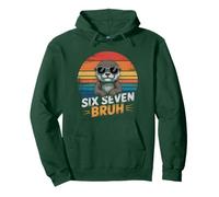 Carino 67 Bruh Six Seven Otter Meme Brain Rot 6 7 Gen Alpha Z Felpa con Cappuccio