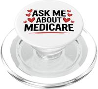 Carino agente di assicurazione sanitaria Chiedimi informazioni su Medicare Marketing PopSockets PopGrip per MagSafe