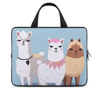 Carino alpaca Custodia per laptop da 15 pollici Custodia protettiva per computer da viaggio d'affari Borsa per laptop o tablet