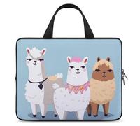 Carino alpaca Custodia per laptop da 17 pollici Custodia protettiva per computer da viaggio d'affari Borsa per laptop o tablet